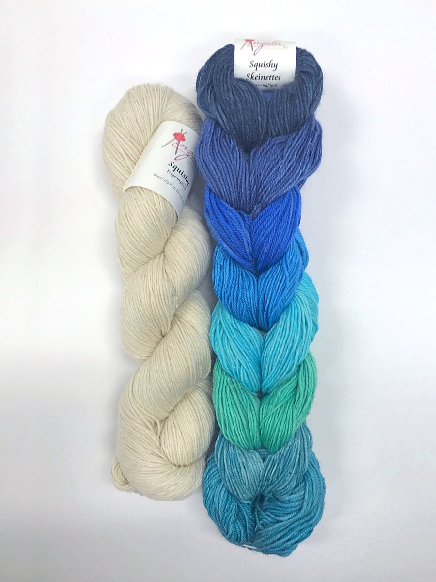 Juniper Spur Anzula Squishy "Kit" Knitting off Broadway