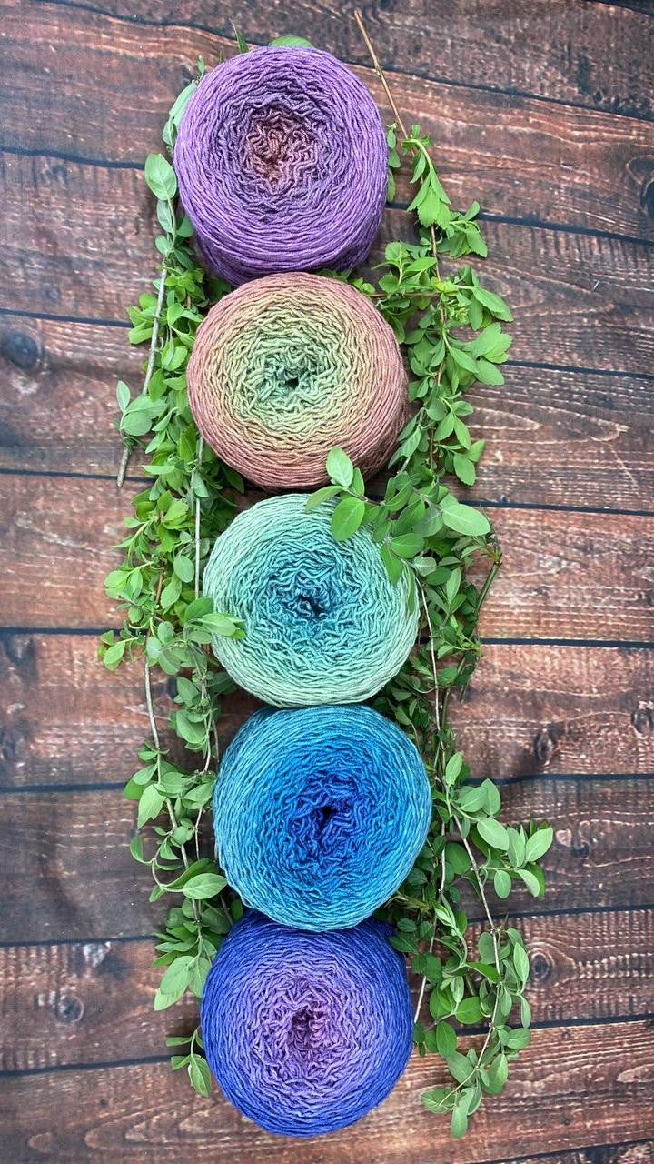 Botanical Spectrum Yarn kits from Wonderland Yarns