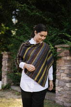 Load image into Gallery viewer, Felted Tweed Lucky Stripe Poncho "Kit"