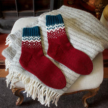 Load image into Gallery viewer, Festive Mistletoe Sock Kit SALE
