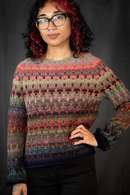 Chiaro Scuro Pullover Ghost Ranch Spincycle Kit – Knitting off Broadway