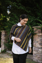 Load image into Gallery viewer, Felted Tweed Lucky Stripe Poncho &quot;Kit&quot;
